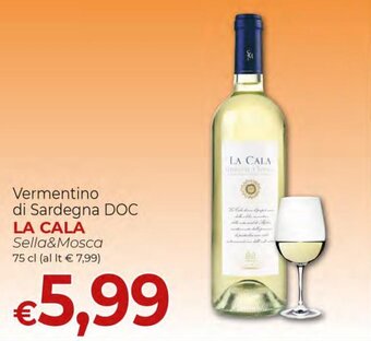 La Cala Vermentino di Sardegna DOC Sella & Mosca 75 cl