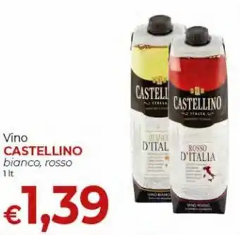 Castellino Vino bianco, rosso 1 lt
