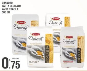 Granoro Pasta Dedicato varie trafile 500 gr