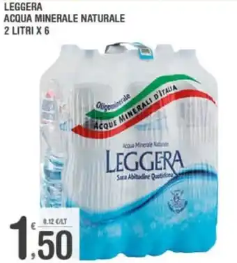 Super Carni Leggera Acqua Minerale Naturale 2 litri x 6 offerta