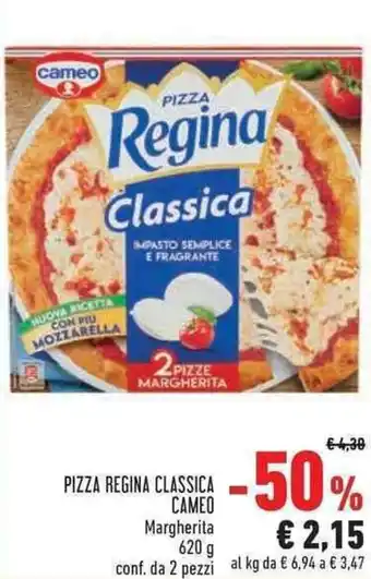 Conad Cameo Pizza Regina Classica Margherita 620 g offerta