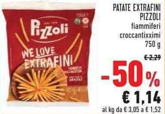 Pizzoli Patate Extrafini fiammiferi croccantixximi 750 g