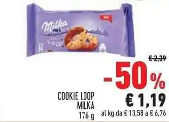Conad Milka Cookie Loop 176 g offerta