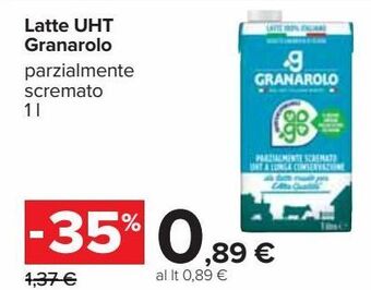 Carrefour Iper Latte uht granarolo offerta