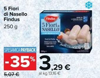 Carrefour Iper 5 fiori di nasello findus offerta