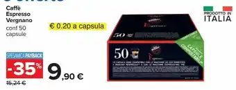 Caffé espresso vergnano