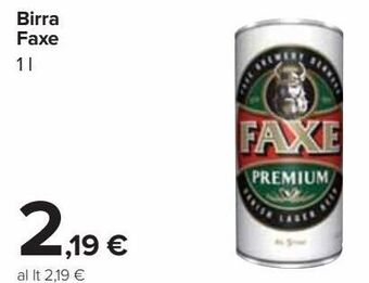 Carrefour Iper Birra faxe offerta
