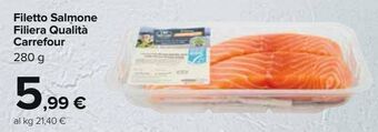 Carrefour Iper Filetto salmone filiera qualitá carrefour offerta