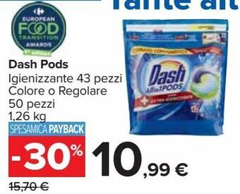 Carrefour Iper Dash pods offerta