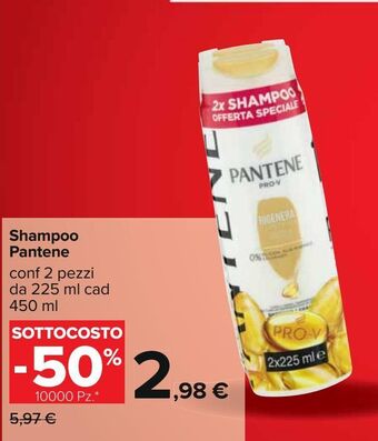 Carrefour Iper Shampoo pantene offerta