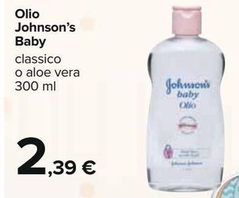Carrefour Iper Olio johnson's baby offerta
