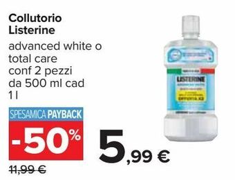 Collutorio listerine
