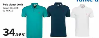 Carrefour Iper Polo pique levi's offerta