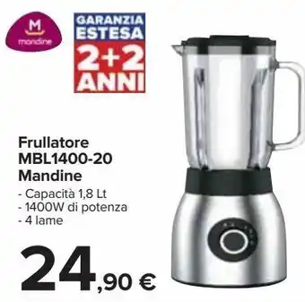 Carrefour Iper Frullatore mbl1400-20 mandine offerta