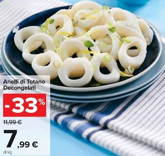 Carrefour Market Anelli di totano decongelati offerta