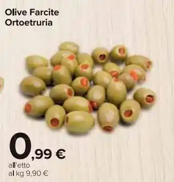Carrefour Market Olive farcite ortoetruria offerta