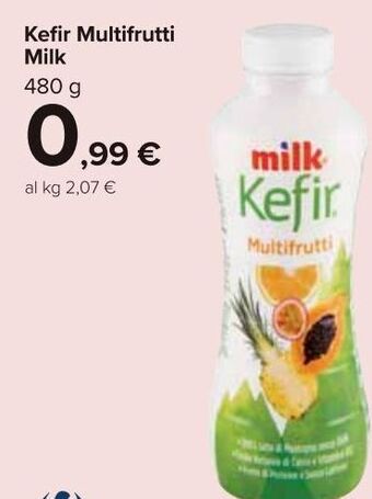 Carrefour Market Kefir multifrutti milk offerta