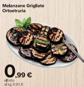 Carrefour Market Melanzane grigliate ortoetruria offerta