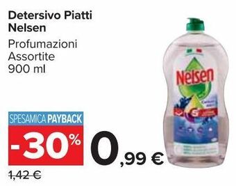 Carrefour Market Detersivo piatti nelsen offerta