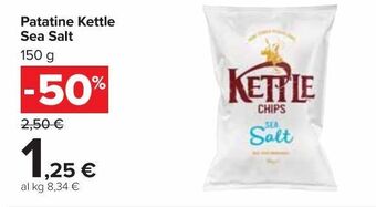 Patatine kettle sea salt