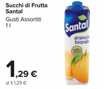 Carrefour Market Succhi di frutta santal offerta
