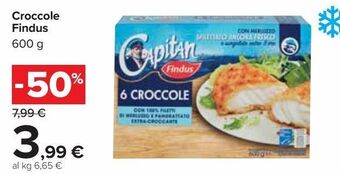 Carrefour Market Croccole findus offerta