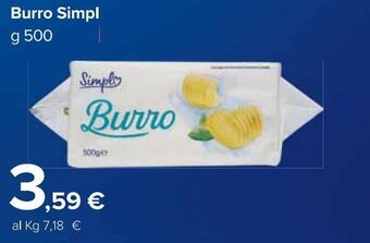 Carrefour Market Burro simpl offerta