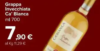 Grappa invecchiata ca'bianca
