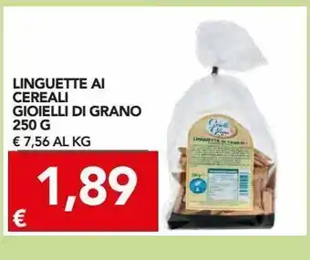 TuoDi Linguette ai cereali gioielli di grano 250g offerta