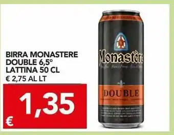 TuoDi Birra monastere double 6.5° lattina 50 cl offerta