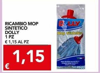 Ricambio mop sintetico dolly 1 pz