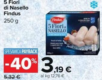 Carrefour Iper 5 fiori di nasello findus offerta