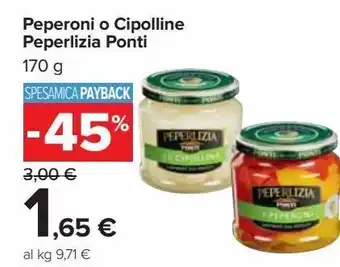 Peperoni o cipolline peperlizia ponti