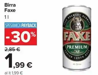 Carrefour Iper Birra faxe offerta