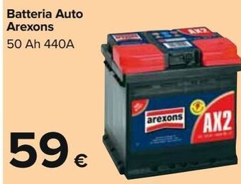 Batteria auto arexons