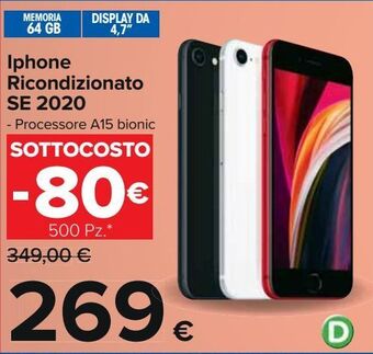 Carrefour Iper Iphone ricondizionato se 2020 offerta