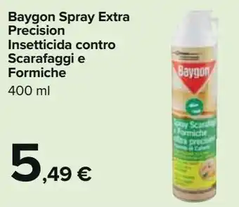 Carrefour Iper Byagon spray extra precision insetticida contro scarafaggi e formiche offerta
