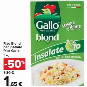 Carrefour Market Riso blond per insalate riso gallo offerta