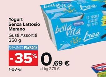 Carrefour Market Yogurt senza lattosio merano offerta