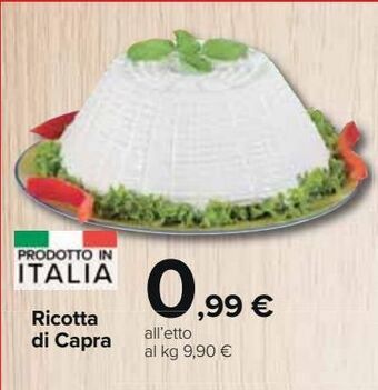 Carrefour Market Ricotta di capra offerta