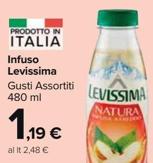 Carrefour Market Infuso levissima offerta