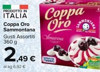 Carrefour Market Coppa oro sammontana offerta