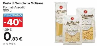 Carrefour Market Pasta di semola la molisana offerta