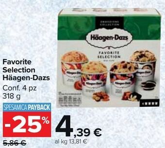 Carrefour Market Favorite selection häagen dazs offerta