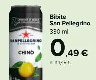 Carrefour Market Bibite san pellegrino offerta