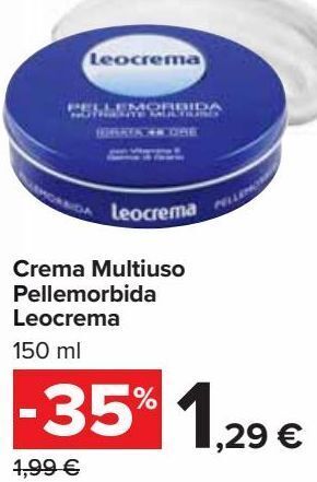Carrefour Market Crema multiuso pellemorbida leocrema offerta