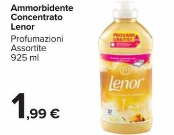 Carrefour Market Ammorbidente concentrato lenor offerta