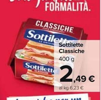 Carrefour Market Sottilette classiche offerta