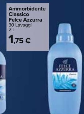 Carrefour Market Ammorbidente classico felce azzurra offerta