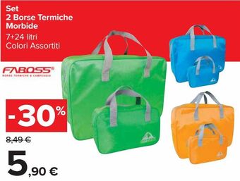 Set 2 borse termiche morbide
